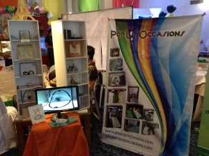 Pop Up Occasions' Booth in Sky Cable's Celebrations Fair