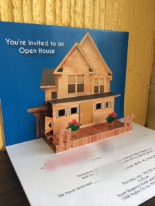 Pop Up House with Interactive Pull Out to open door