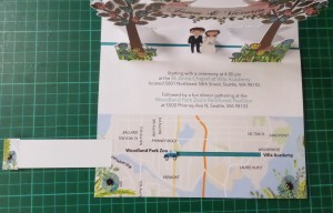 Pull out tab interactive and pop up card 