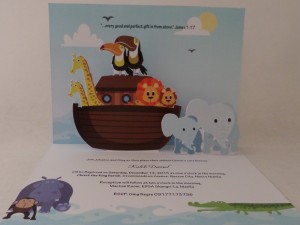 Noah's Ark Pop Up Card