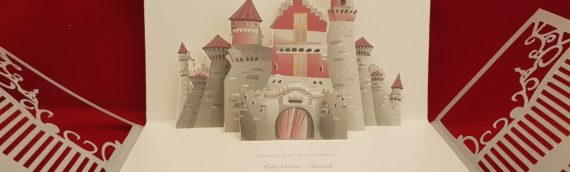 Castle Themed Wedding Invitation Card